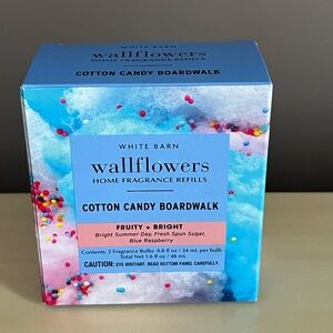 Two Pack Bath & Body Works Cotton Candy Boardwalk Wallflowers Refills